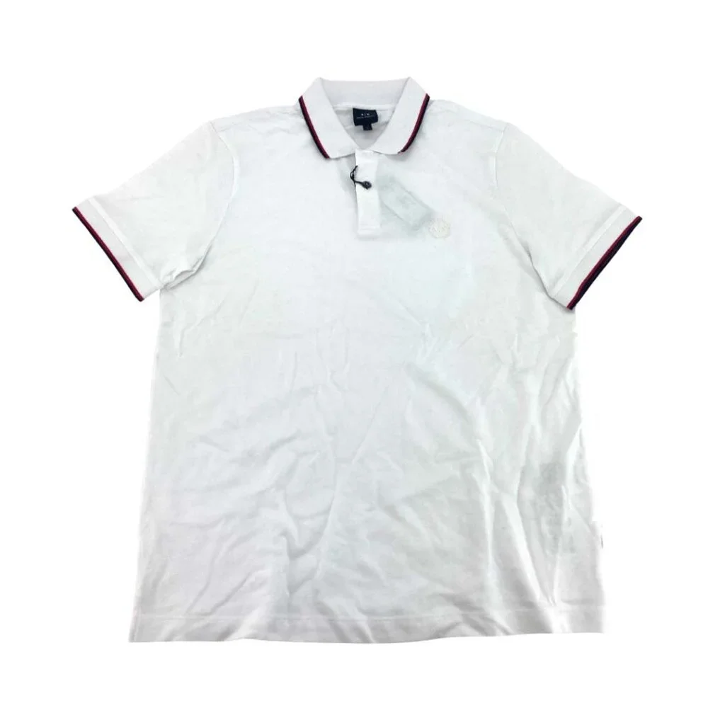 A/X Armani Exchange Men's White Polo Shirt | Logo | Size Large **NEW - Picture 1 of 3